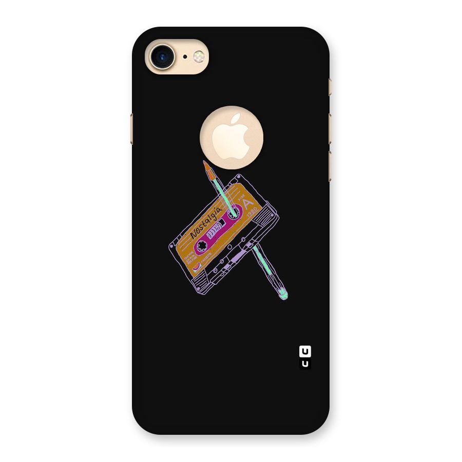 Casette Nostalgia Back Case for iPhone 7 Logo Cut