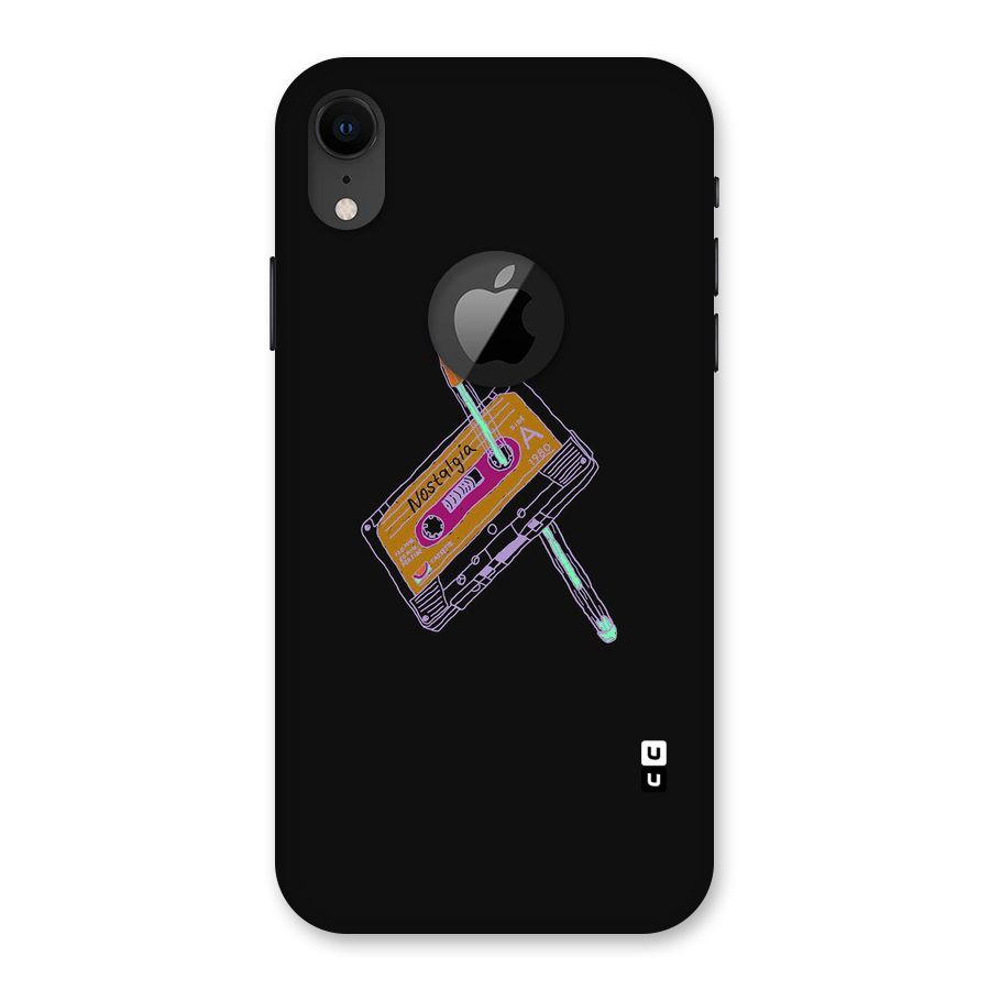 Casette Nostalgia Back Case for iPhone XR Logo Cut