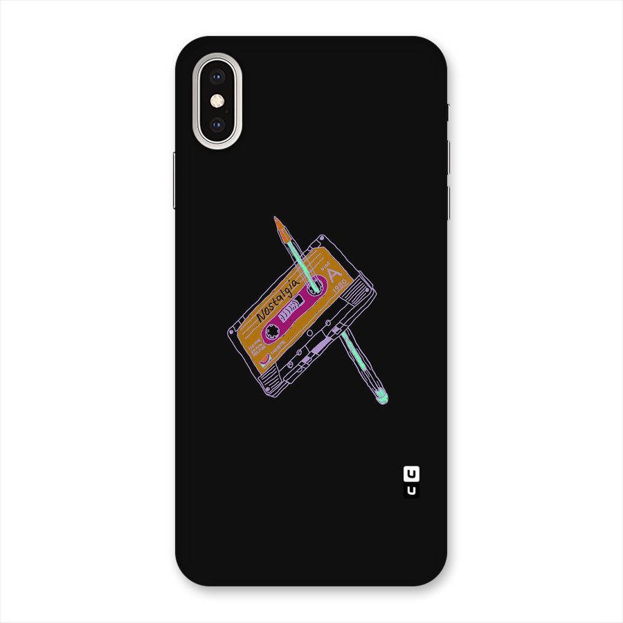 Casette Nostalgia Back Case for iPhone XS Max