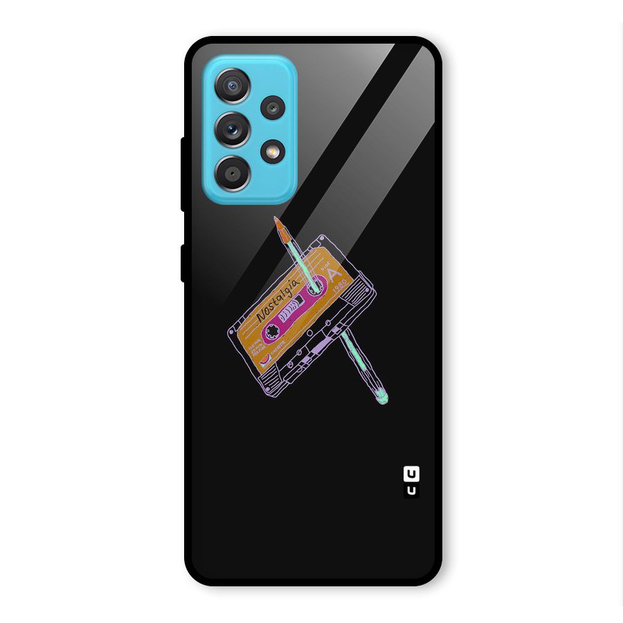 Casette Nostalgia Glass Back Case for Galaxy A52
