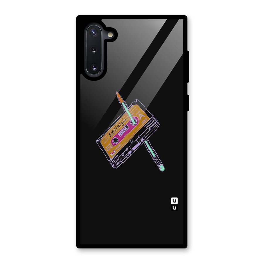 Casette Nostalgia Glass Back Case for Galaxy Note 10