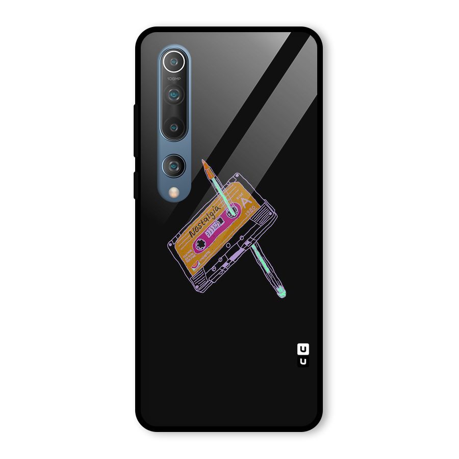 Casette Nostalgia Glass Back Case for Mi 10