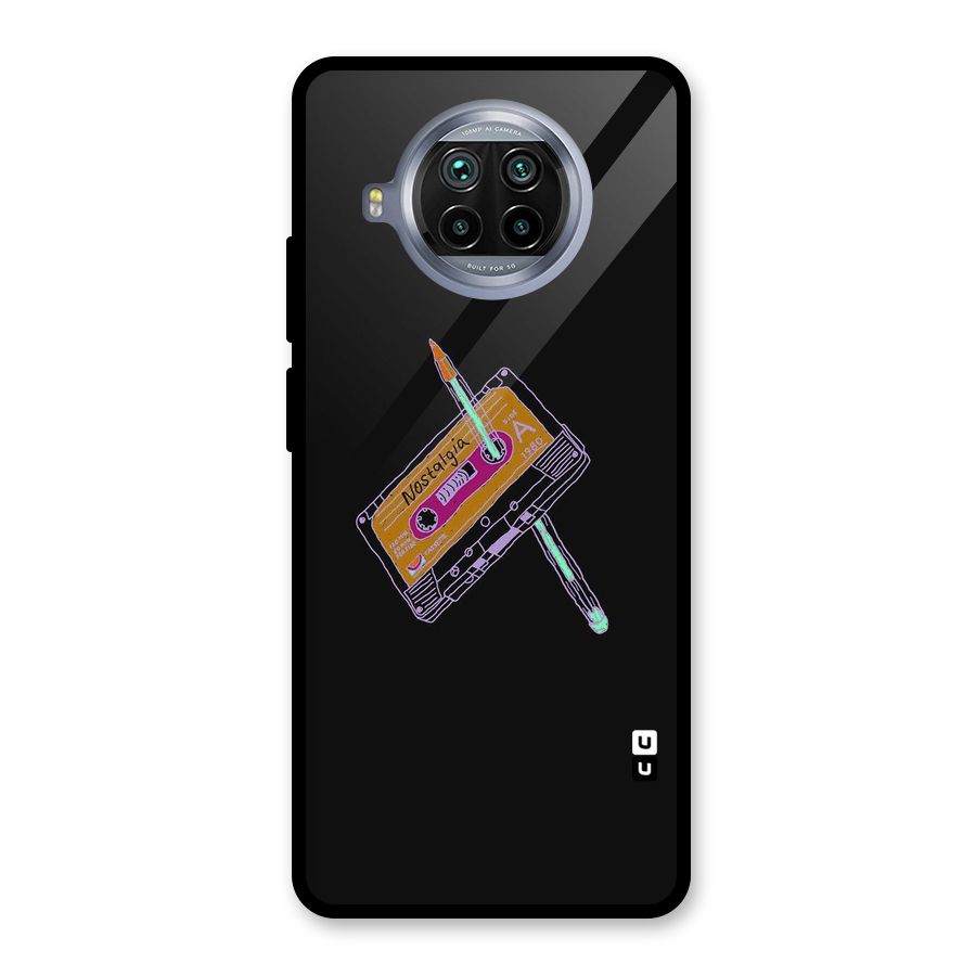 Casette Nostalgia Glass Back Case for Mi 10i