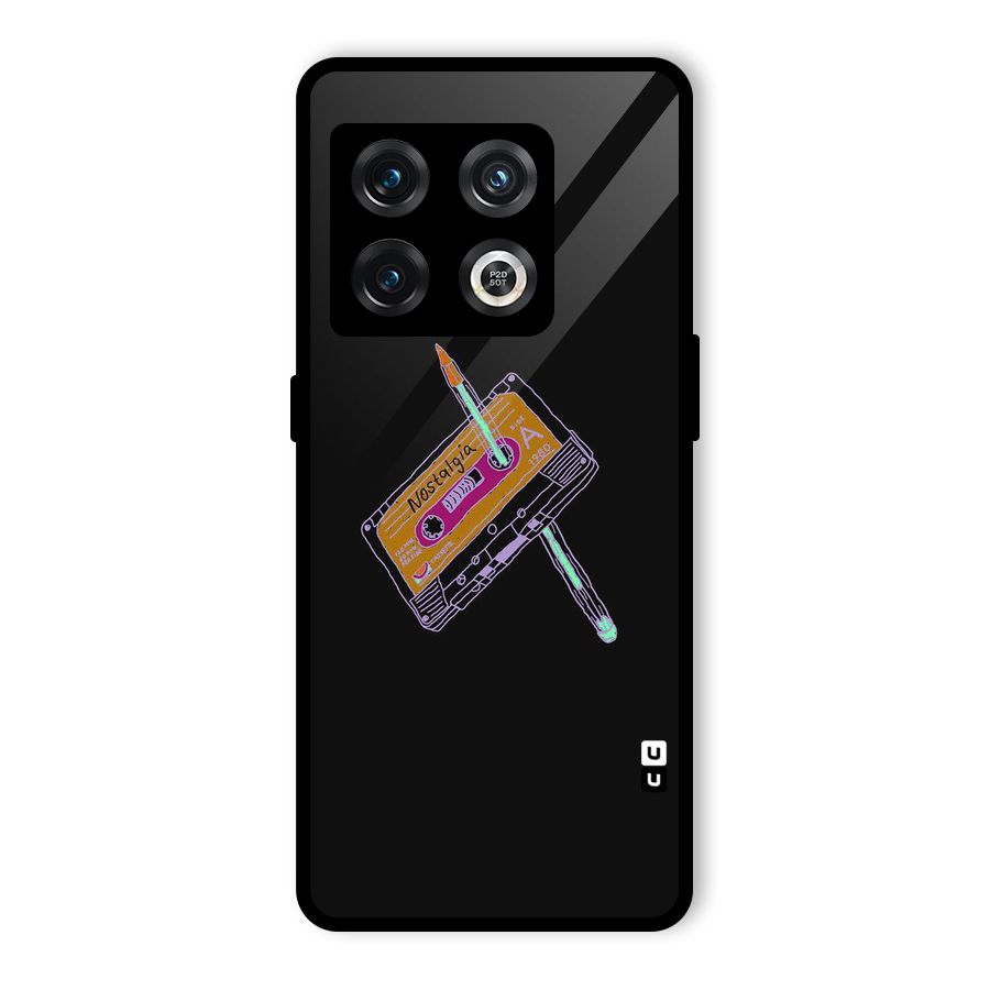 Casette Nostalgia Glass Back Case for OnePlus 10 Pro 5G