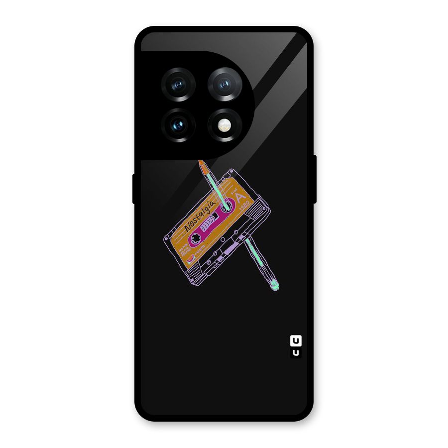 Casette Nostalgia Glass Back Case for OnePlus 11