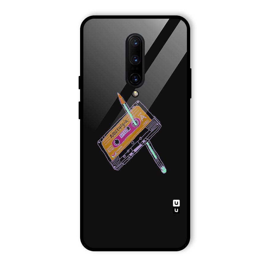 Casette Nostalgia Glass Back Case for OnePlus 7 Pro