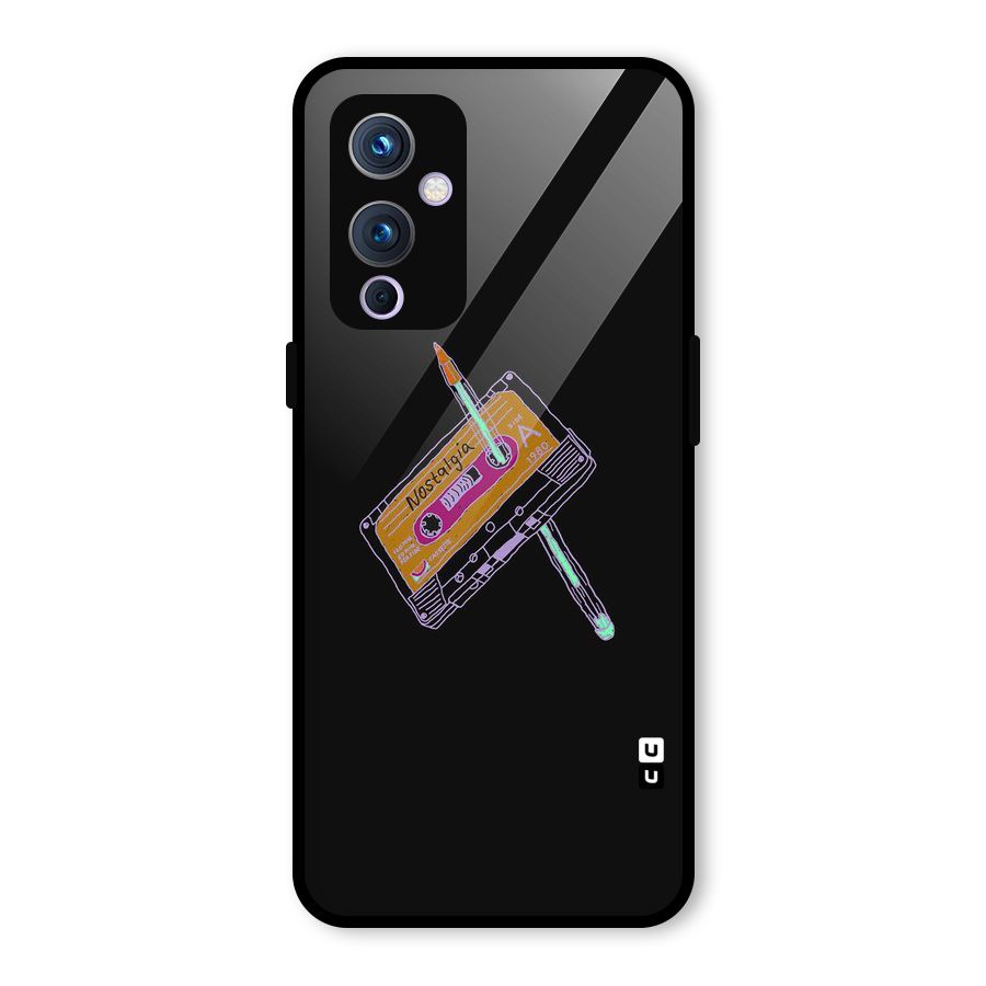 Casette Nostalgia Glass Back Case for OnePlus 9