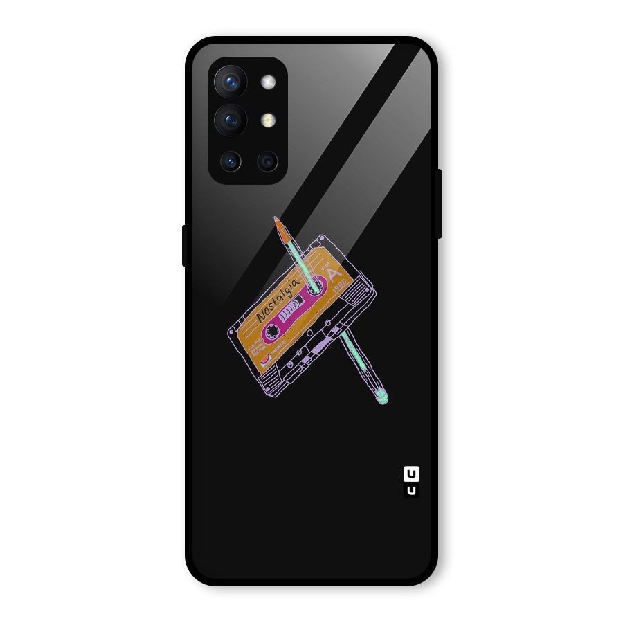 Casette Nostalgia Glass Back Case for OnePlus 9R