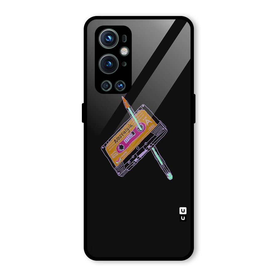Casette Nostalgia Glass Back Case for OnePlus 9 Pro