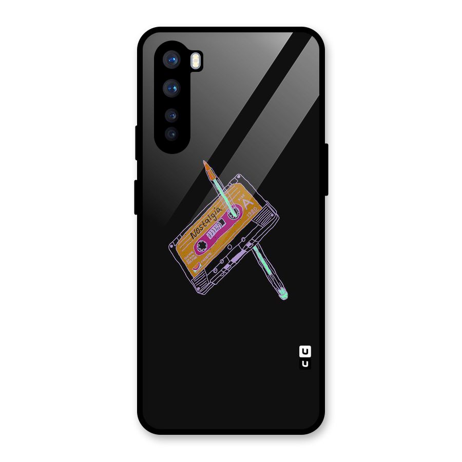 Casette Nostalgia Glass Back Case for OnePlus Nord