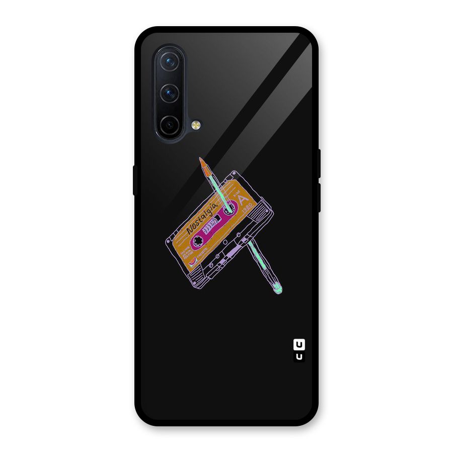 Casette Nostalgia Glass Back Case for OnePlus Nord CE 5G