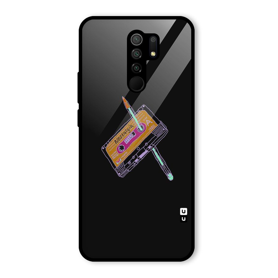 Casette Nostalgia Glass Back Case for Poco M2