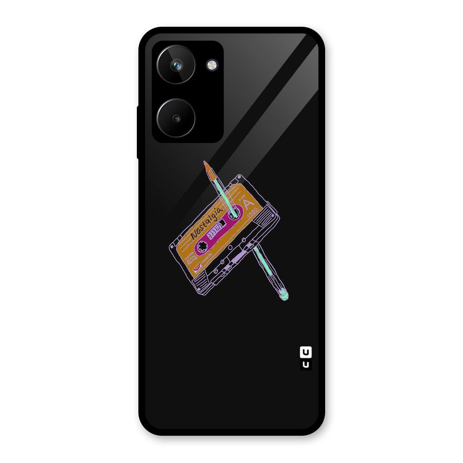 Casette Nostalgia Glass Back Case for Realme 10