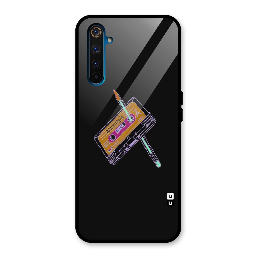 Casette Nostalgia Glass Back Case for Realme 6 Pro