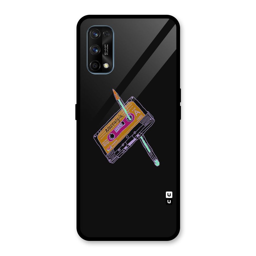 Casette Nostalgia Glass Back Case for Realme 7 Pro