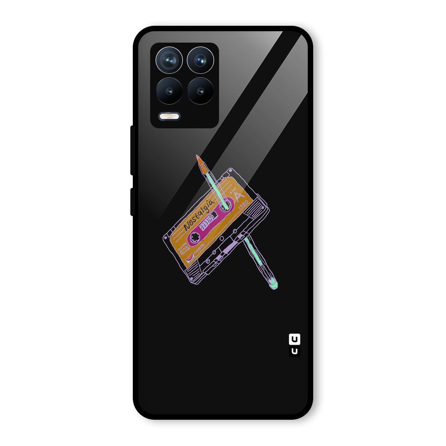 Casette Nostalgia Glass Back Case for Realme 8