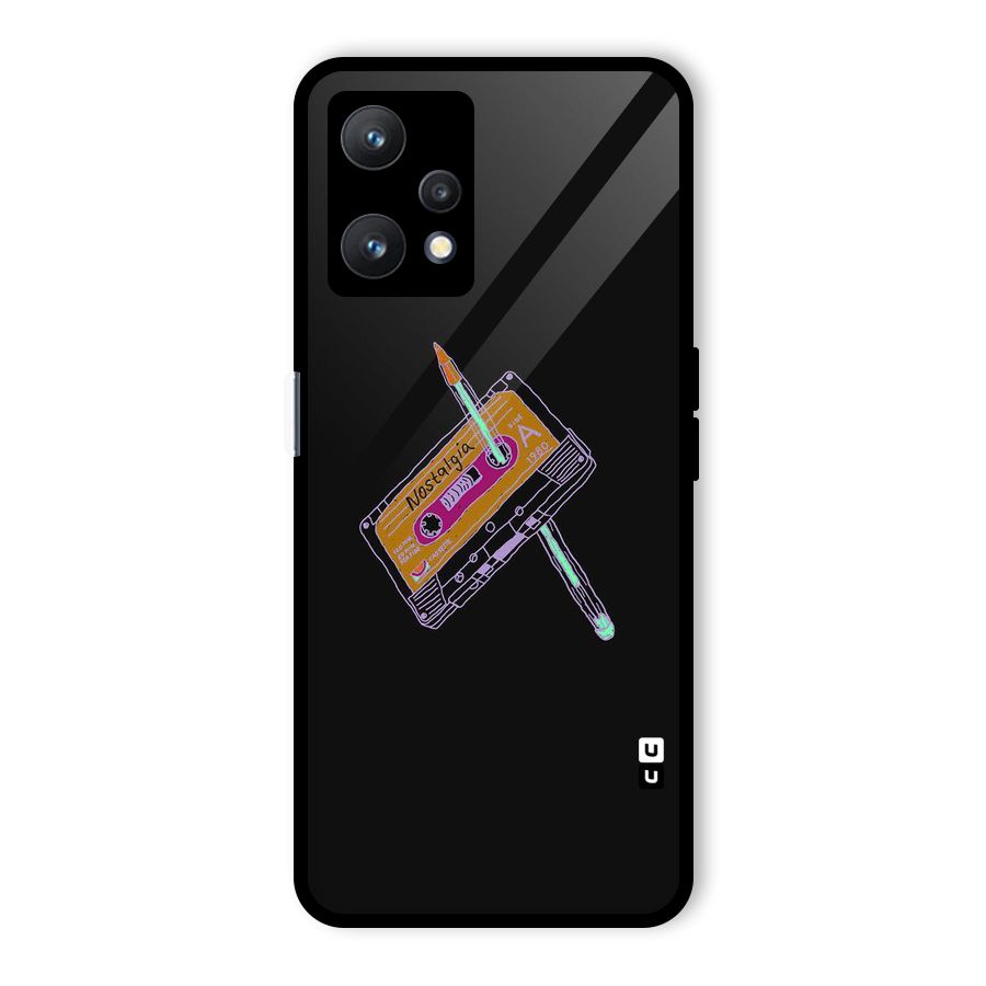 Casette Nostalgia Glass Back Case for Realme 9 Pro 5G