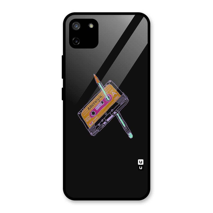 Casette Nostalgia Glass Back Case for Realme C11