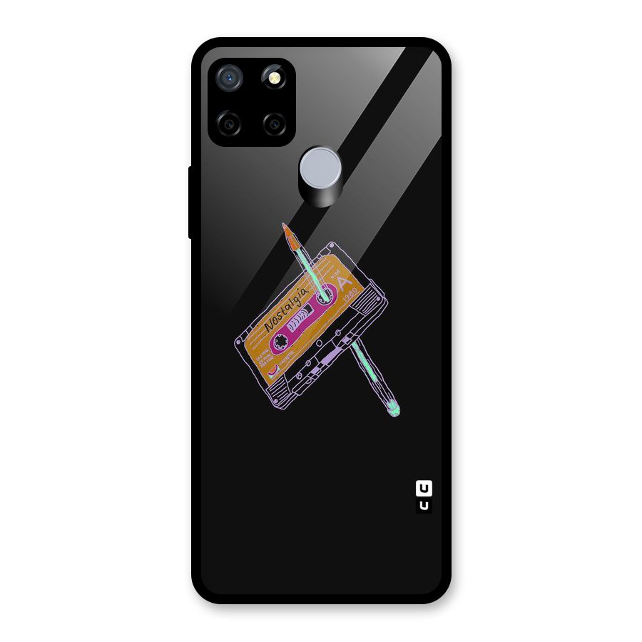 Casette Nostalgia Glass Back Case for Realme C15