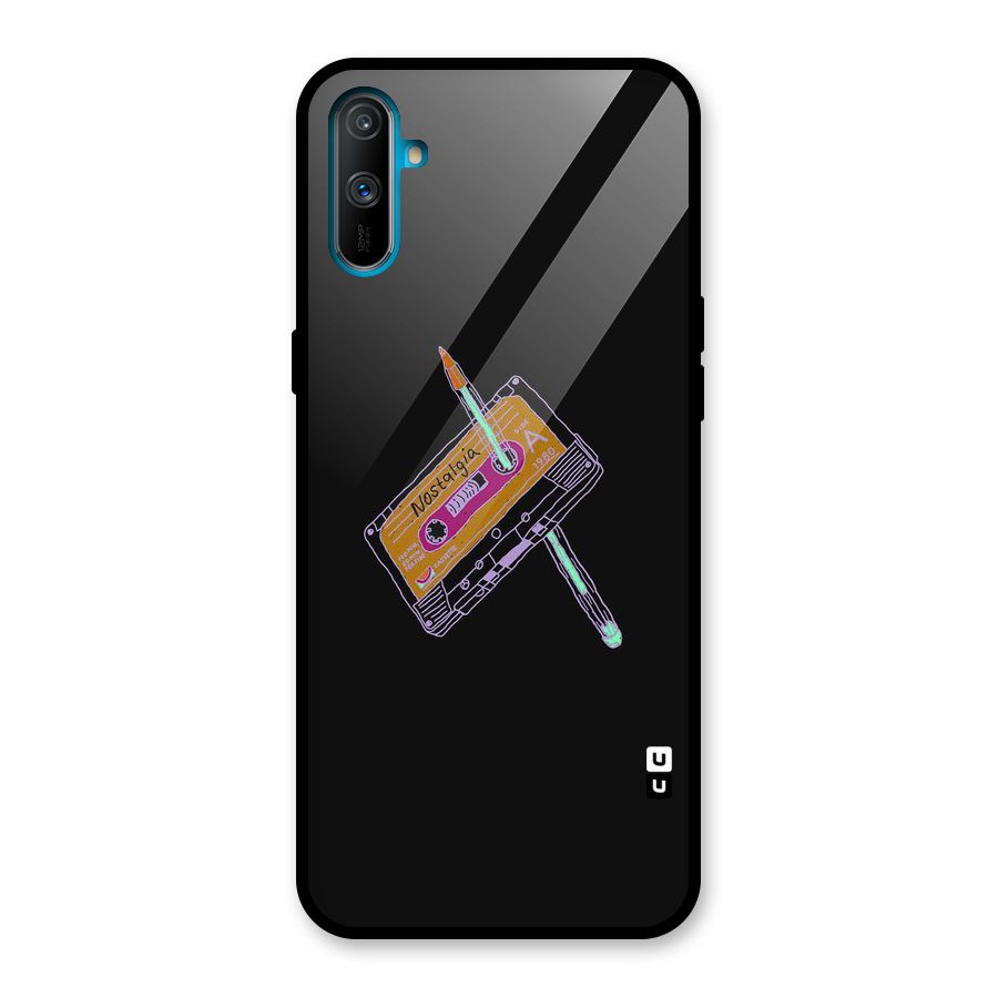 Casette Nostalgia Glass Back Case for Realme C3