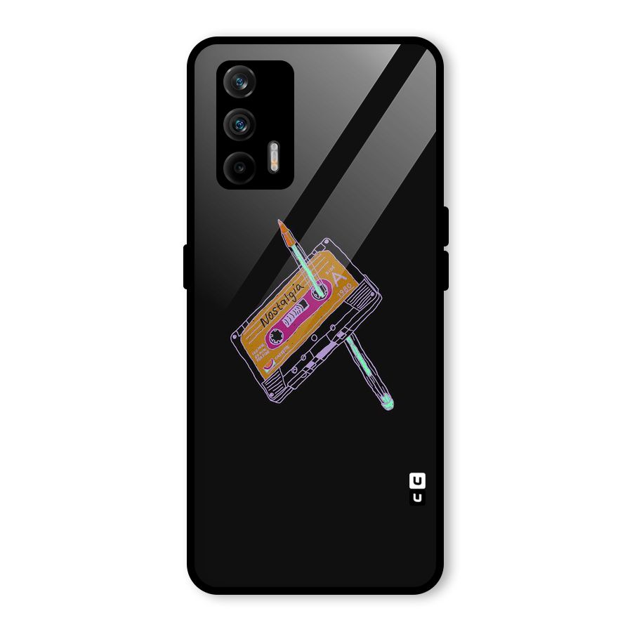 Casette Nostalgia Glass Back Case for Realme GT 5G