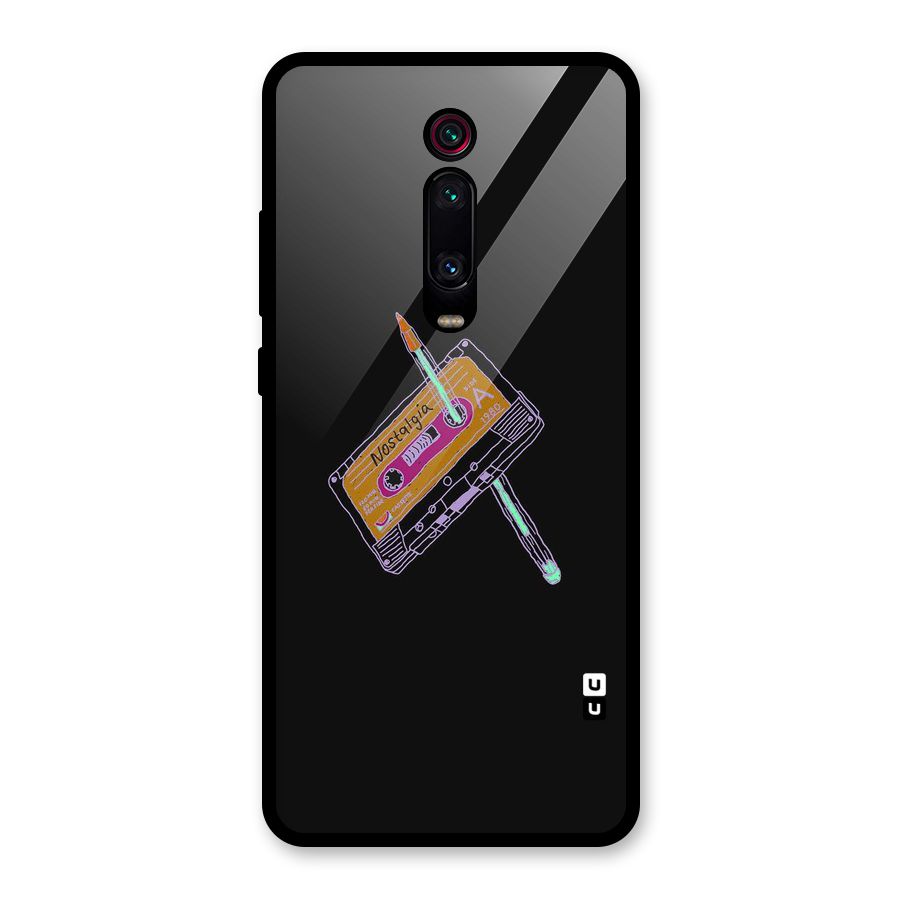 Casette Nostalgia Glass Back Case for Redmi K20