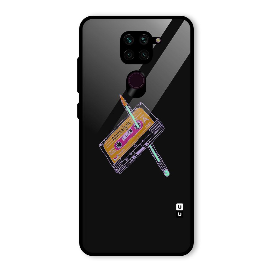 Casette Nostalgia Glass Back Case for Redmi Note 9