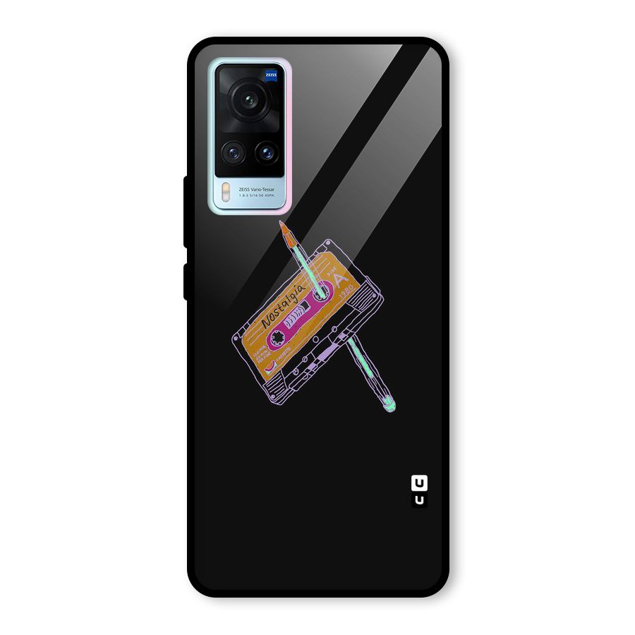 Casette Nostalgia Glass Back Case for Vivo X60