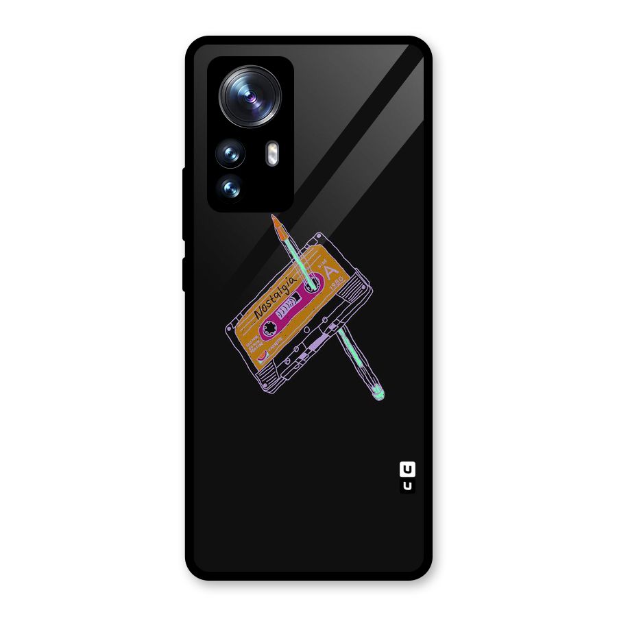 Casette Nostalgia Glass Back Case for Xiaomi 12 Pro