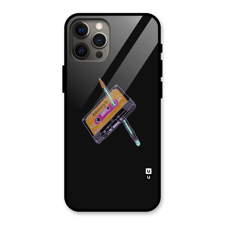Casette Nostalgia Glass Back Case for iPhone 12 Pro Max