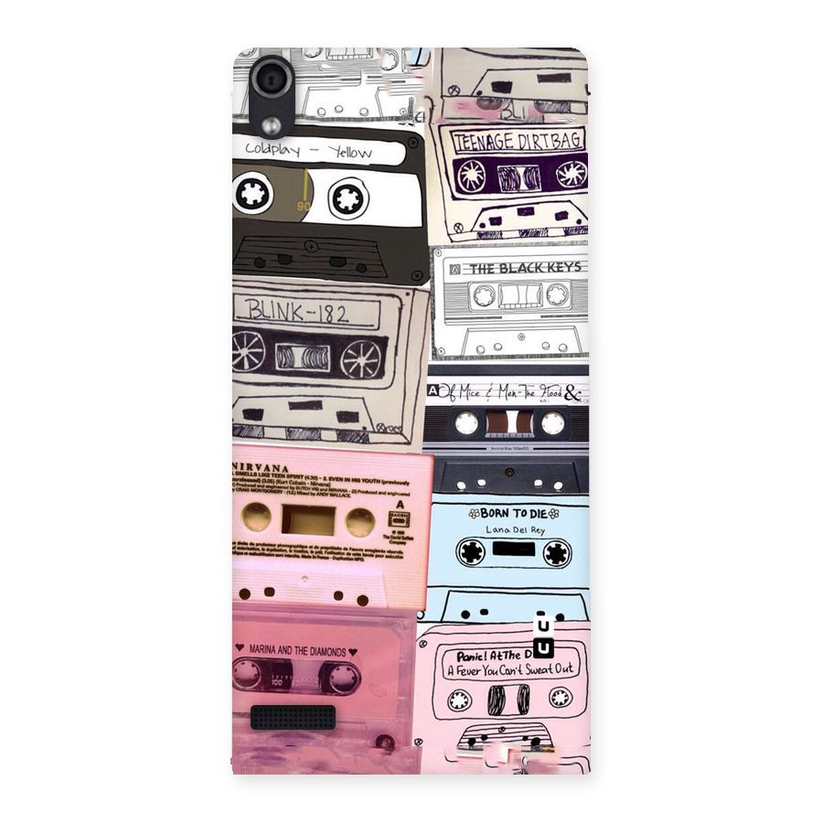 Casette Rolling Back Case for Ascend P6