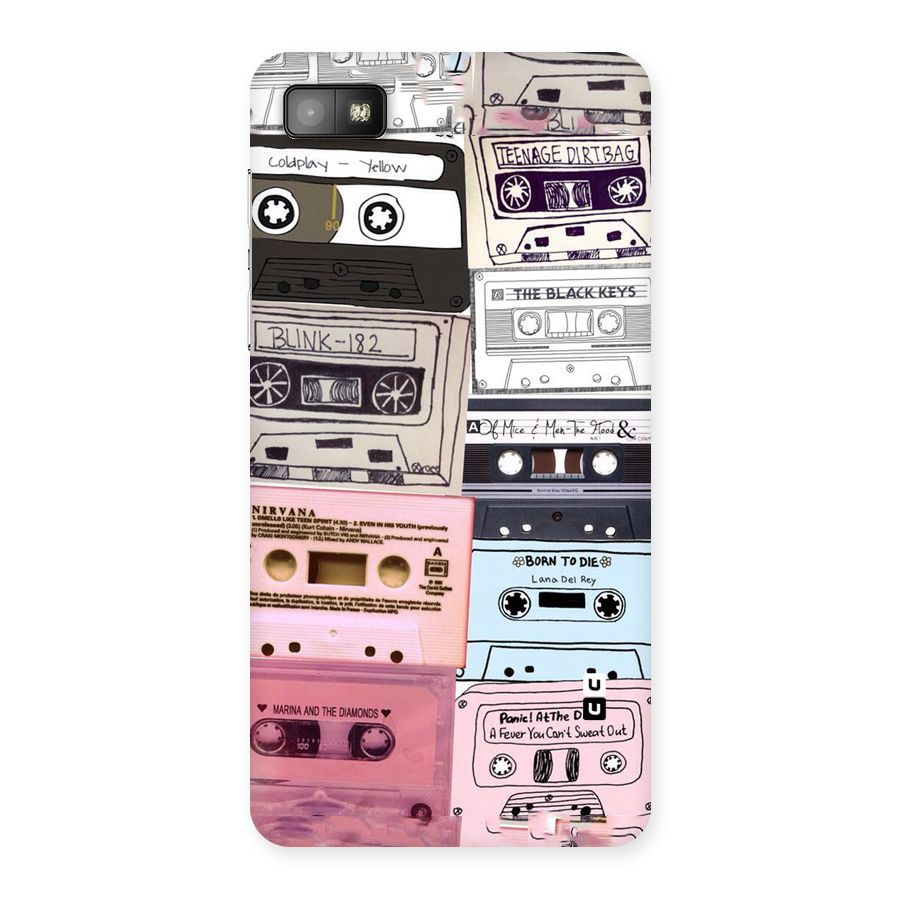 Casette Rolling Back Case for Blackberry Z10