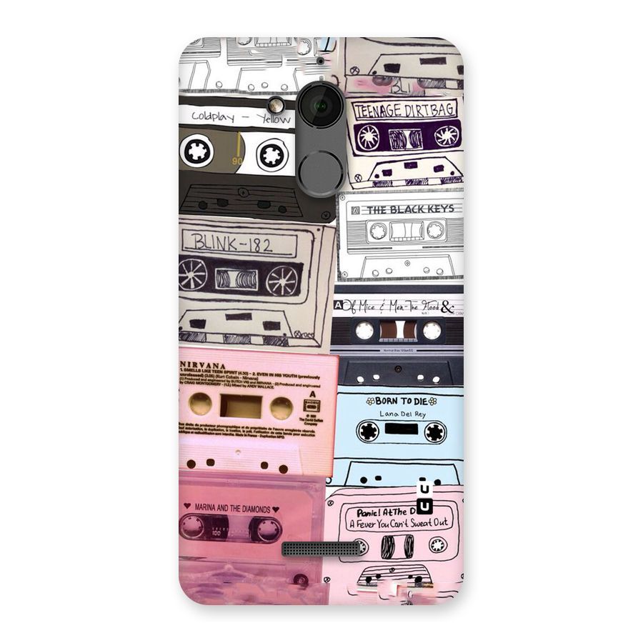 Casette Rolling Back Case for Coolpad Note 5