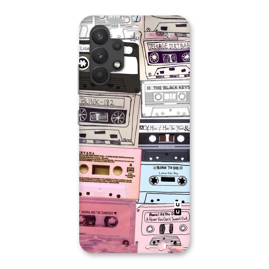 Casette Rolling Back Case for Galaxy A32