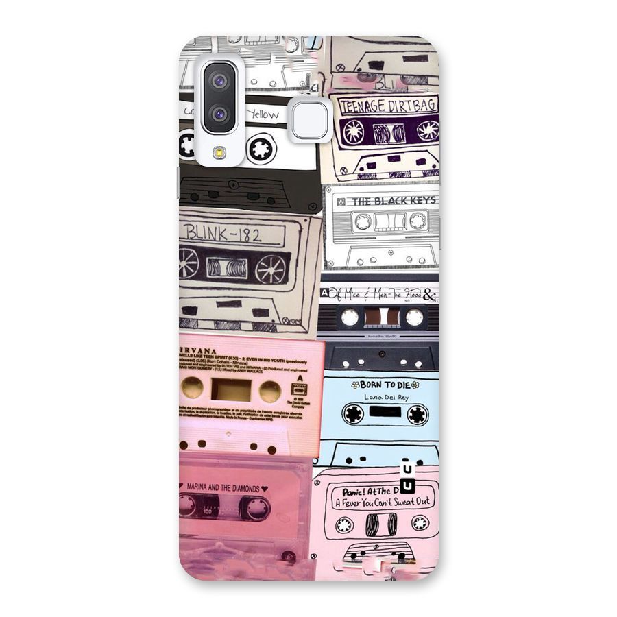 Casette Rolling Back Case for Galaxy A8 Star