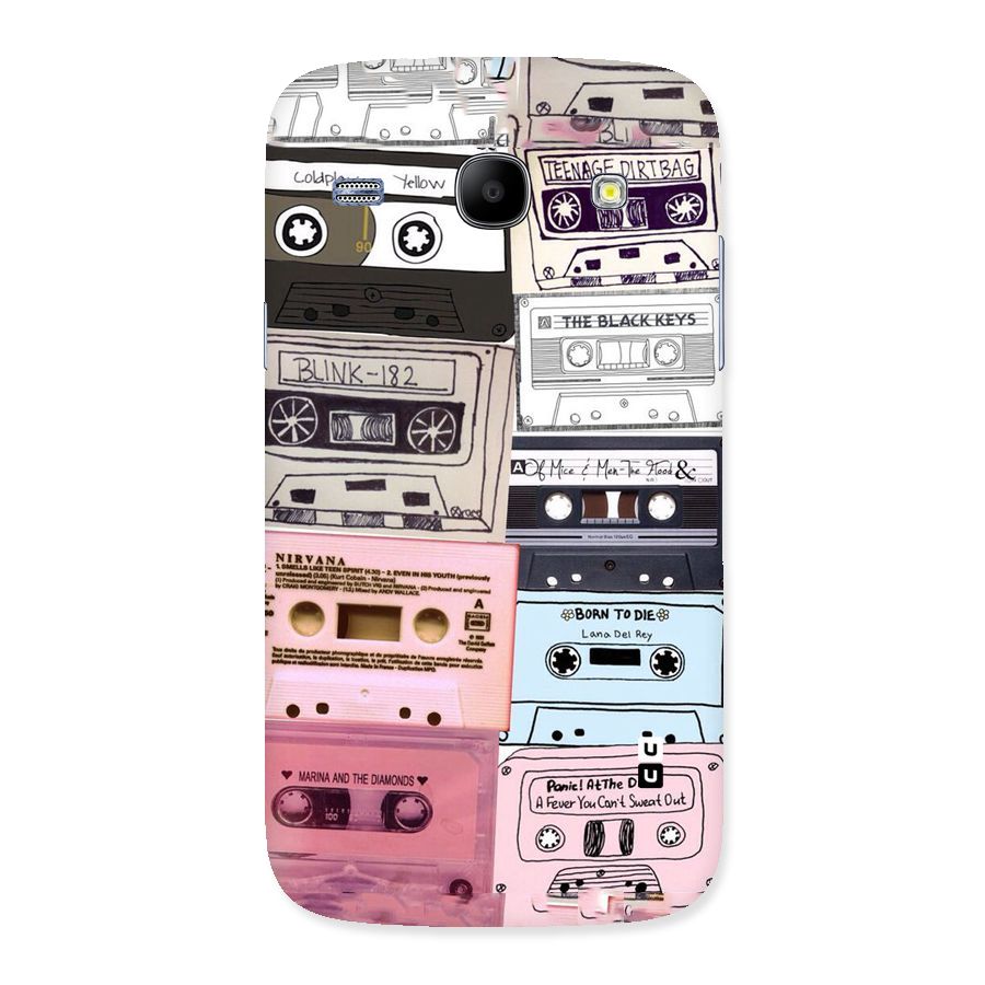 Casette Rolling Back Case for Galaxy Core