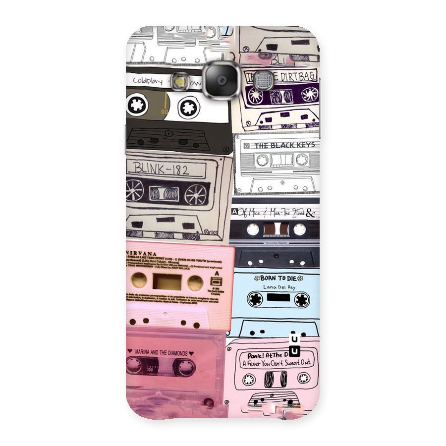 Casette Rolling Back Case for Galaxy E7