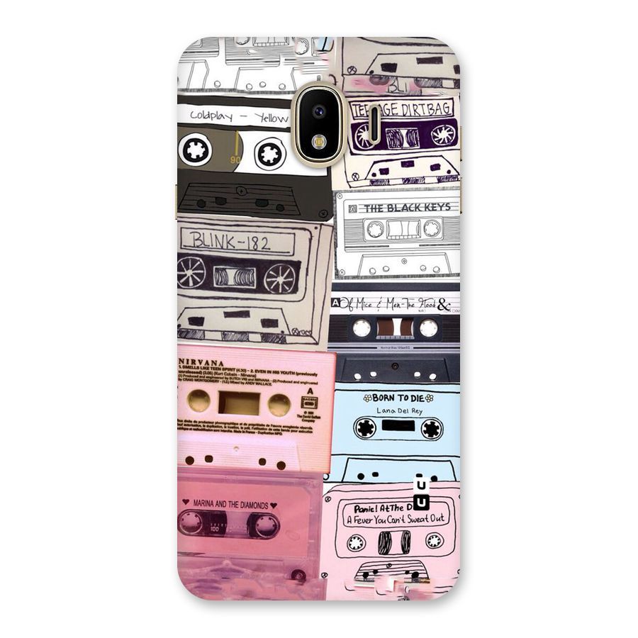 Casette Rolling Back Case for Galaxy J4