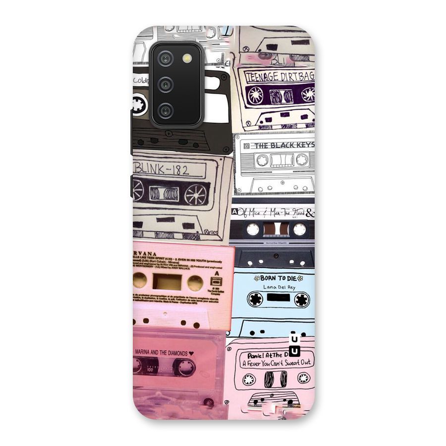 Casette Rolling Back Case for Galaxy M02s