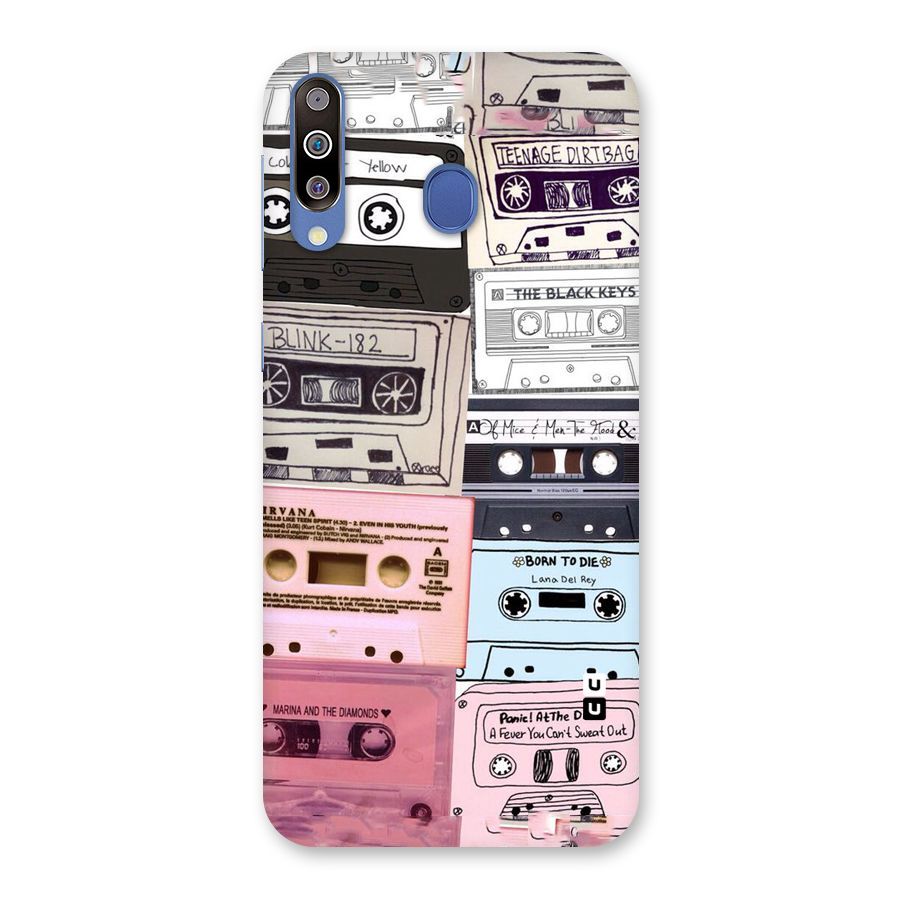 Casette Rolling Back Case for Galaxy M30