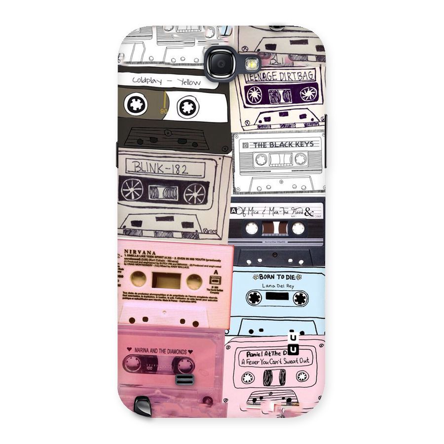Casette Rolling Back Case for Galaxy Note 2