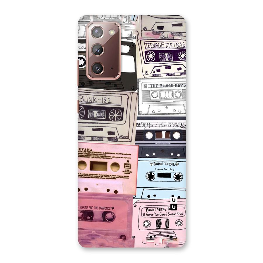 Casette Rolling Back Case for Galaxy Note 20