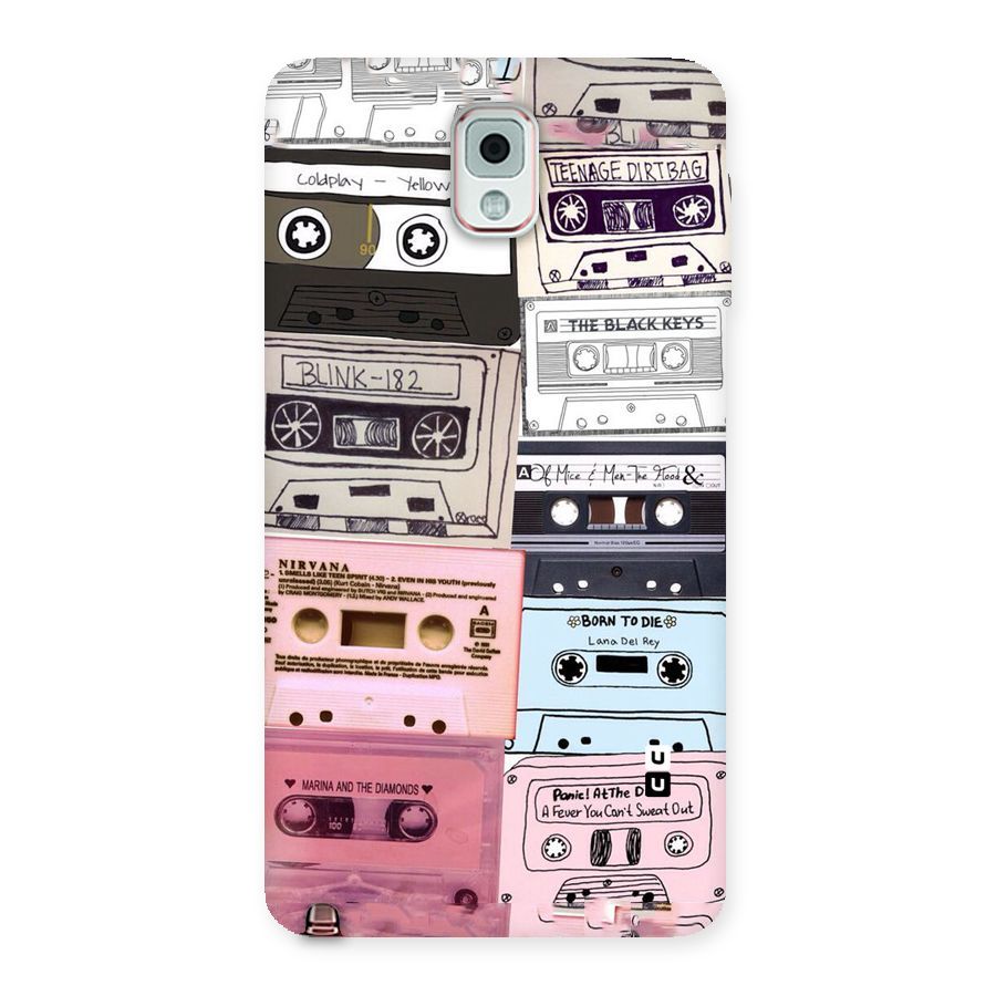 Casette Rolling Back Case for Galaxy Note 3