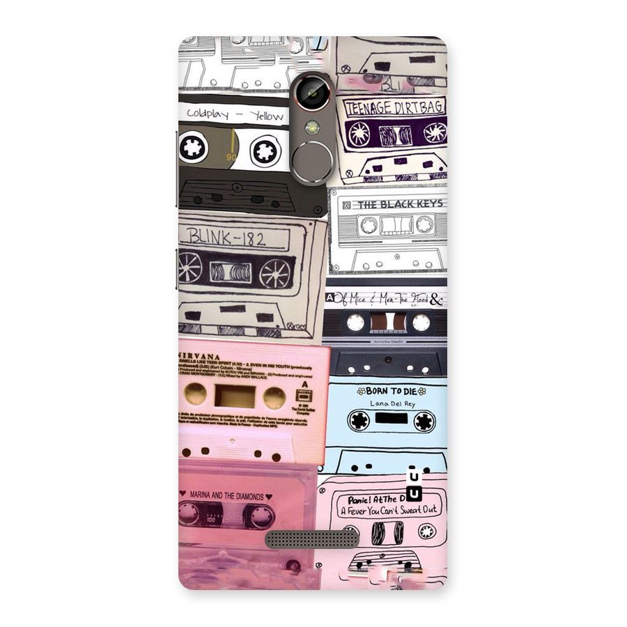 Casette Rolling Back Case for Gionee S6s