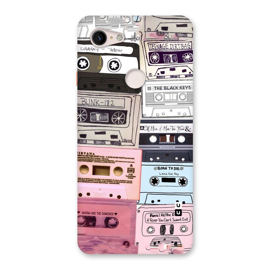 Casette Rolling Back Case for Google Pixel 3 XL