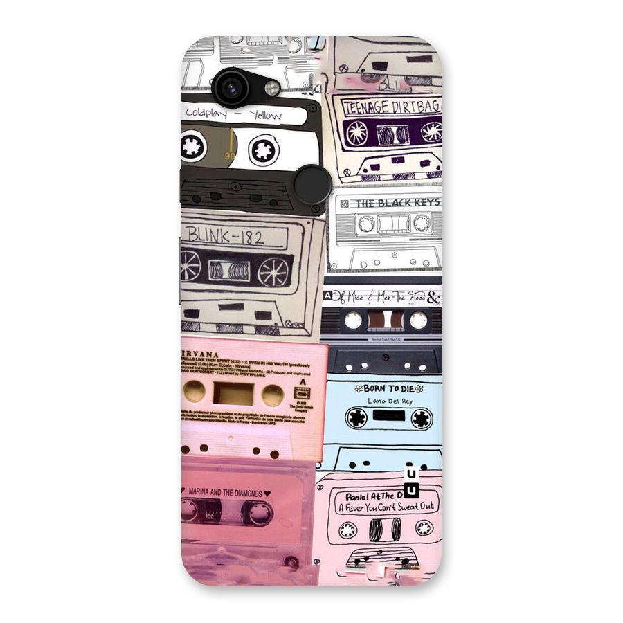 Casette Rolling Back Case for Google Pixel 3a XL