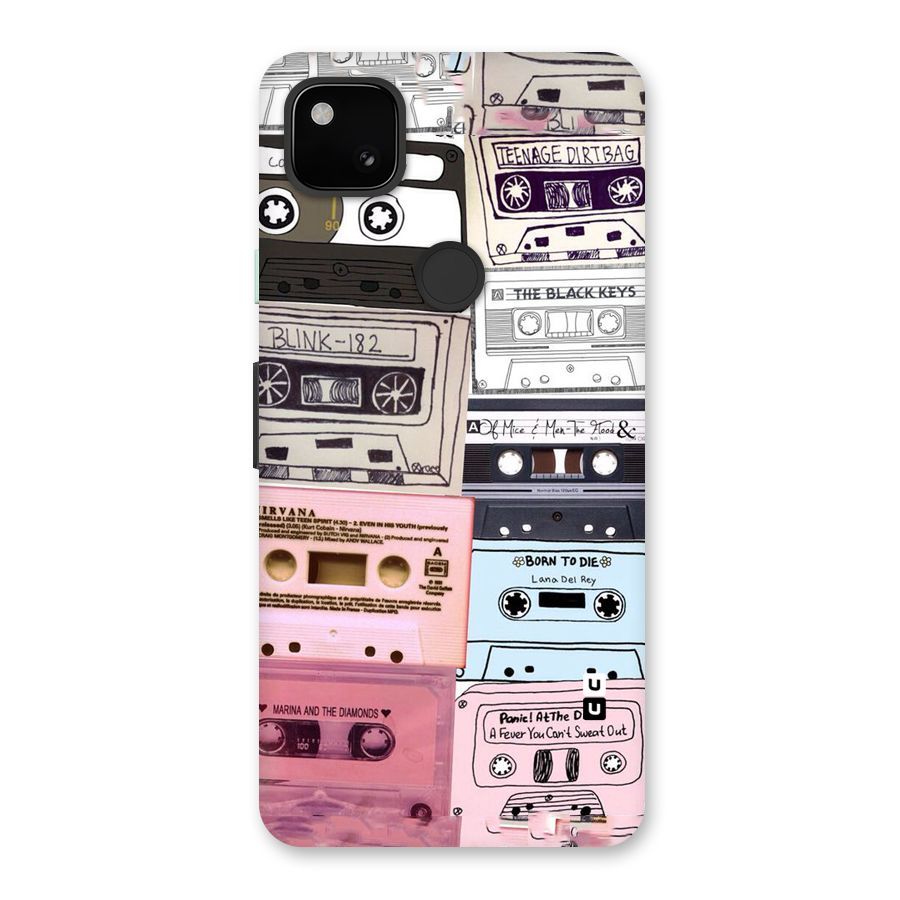 Casette Rolling Back Case for Google Pixel 4a