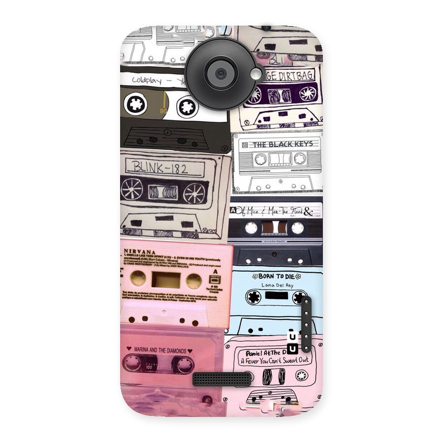 Casette Rolling Back Case for HTC One X