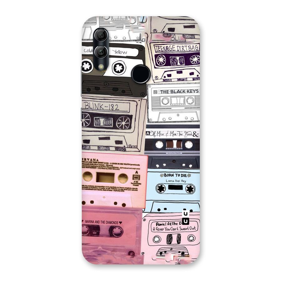 Casette Rolling Back Case for Honor 10 Lite