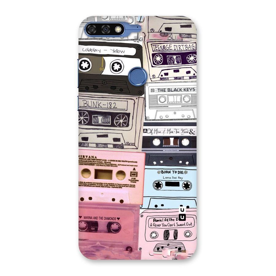 Casette Rolling Back Case for Honor 7C